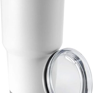 Vaso Térmico de Acero Inoxidable 30 oz con Tapa Hermética - Blanco Mate