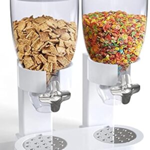 Dispensador Doble de Cereales y Alimentos Secos - Control de Porción 30ml