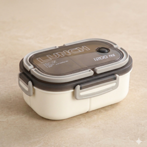 Lonchera Térmica Hermética de 1200ml – Contenedor de Alimentos con Asa Ergonómica y Cierre de Seguridad – Libre de BPA