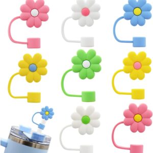 Fundas de Silicona para Sorbetes - Protectores Diseño Flores (Pack x4 Surtido)