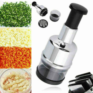 Picador Manual de Verduras Premium – Cortador de Cebolla con Cuchilla de Acero Inoxidable – Diseño de Presión Sin Esfuerzo para tu Cocina