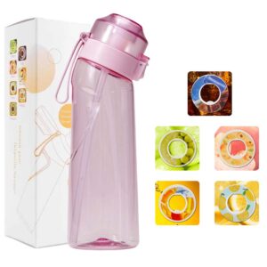 Botella de Agua con Infusor de Aroma - Pack con 7 Cápsulas de Sabor (20 oz / 650ml)