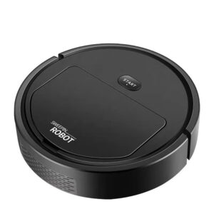 Robot Aspirador Inteligente USB – Especial para Pelo de Mascotas y Polvo (Slim Edition - Negro)