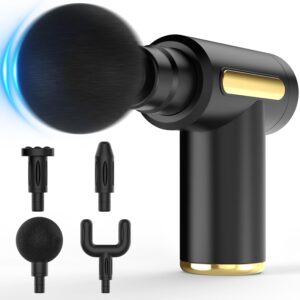 Pistola de Masaje Muscular Portátil con Carga USB | Mini Masajeador de Percusión Profunda