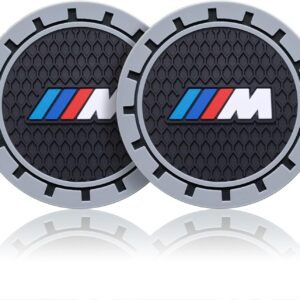 Set de 2 Posavasos Antideslizantes para BMW Serie M – Accesorios Premium de Silicona