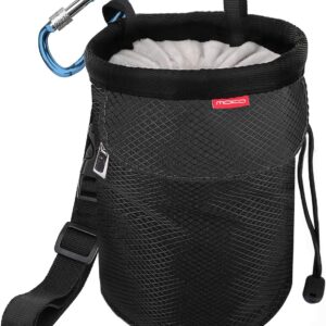 Bolsa de Magnesio Profesional para Escalada | Incluye Cinturón Ajustable, Mosquetón y Cierre de Cordón