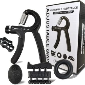 Entrenador de Fuerza de Agarre Ajustable | Fortalecedor de Manos y Antebrazos | Resistencia de 10kg a 60kg | Grip de Entrenamiento Profesional
