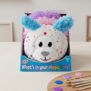 Flip a Zoo Magic Tails Starry Rainbow – Reversible Plush Toy