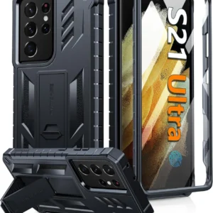 Ring Stand Case Cover for Samsung Galaxy S21 Ultra Shockproof Protective Shell
