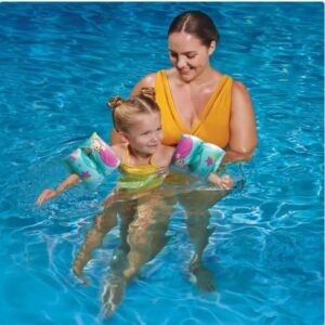 Mermaid Inflatable Swim Arm Bands – Kids Pool Floaties