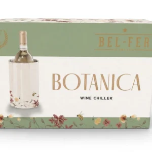 Dwell Six Botanica Wine Chiller Stainless Steel Floral Bee Gift Box BEL-FER BT-WC007