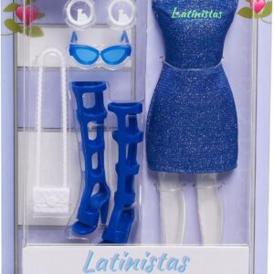 Latinistas Dance Night Fashion Pack – Doll Outfit Accessories Set